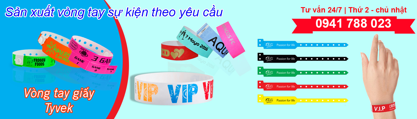 In nhanh rẻ đẹp vòng tay giấy